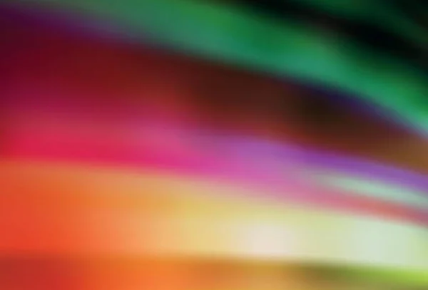 Ljusgrön Röd Vektor Suddig Ljus Konsistens Glitter Abstrakt Illustration Med — Stock vektor