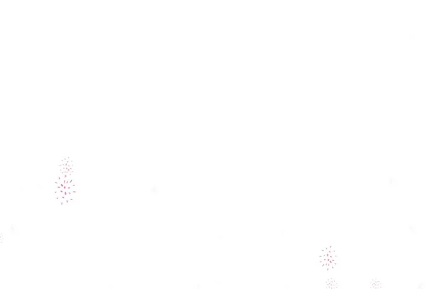 Modèle Vectoriel Rose Clair Jaune Avec Des Cercles Bulles Floues — Image vectorielle