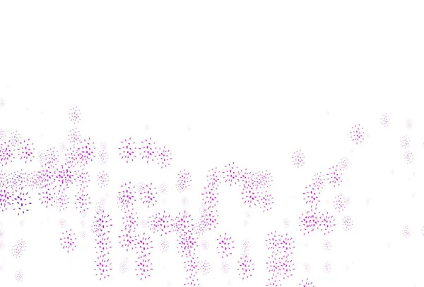 Világos Rózsaszín Kék Vektor Háttér Pontokkal Csillogó Absztrakt Illusztráció Elmosódott — Stock Vector