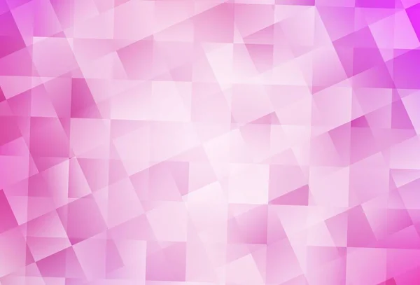 Светло Розовый Векторный Узор Квадратном Стиле Абстрактная Градиентная Иллюстрация Прямоугольниками — стоковый вектор