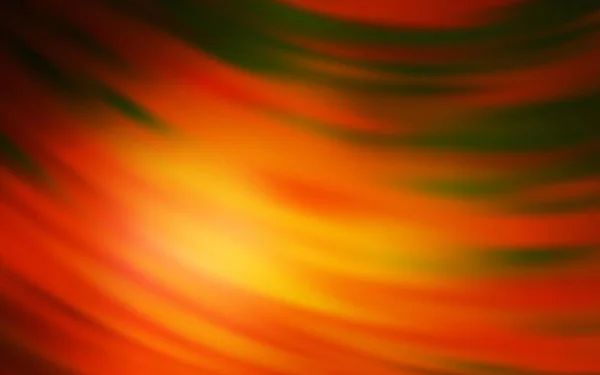 Темно Оранжевая Векторная Раскладка Изогнутыми Линиями Творческая Иллюстрация Полутоновом Стиле — стоковый вектор