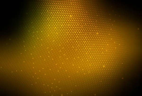 Verde Oscuro Vector Amarillo Ilustración Abstracta Con Burbujas Colores Estilo — Archivo Imágenes Vectoriales
