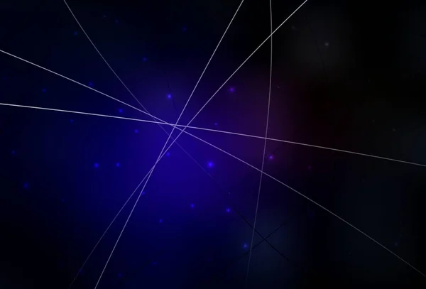 Темно Синяя Красная Векторная Текстура Треугольниками Кругами Круги Линии Абстрактном — стоковый вектор