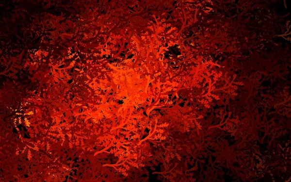 Темно Оранжевый Вектор Элегантный Фон Деревьями Ветвями Современная Геометрическая Абстрактная — стоковый вектор
