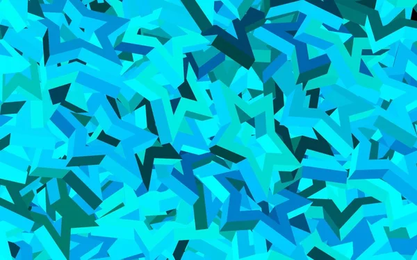 Layout Vetorial Blue Escuro Com Linhas Triângulos Ilustração Abstrata Moderna — Vetor de Stock