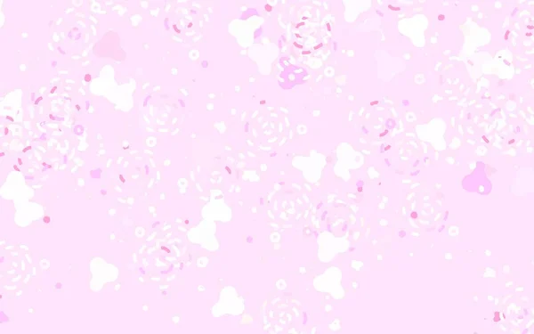Світло Фіолетовий Рожевий Векторний Шаблон Хаотичними Формами Ілюстрація Барвистими Градієнтними — стоковий вектор
