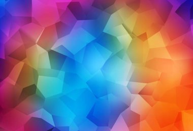 Rastgele şekilli koyu renkli vektör deseni. Modern tarzda değişen renkli kaotik formlar. İşiniz için en iyi akıllı tasarım.