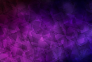 Koyu pembe vektör düşük polimerli doku. Üçgenli modern soyut çizim. İşiniz için yepyeni bir tasarım..