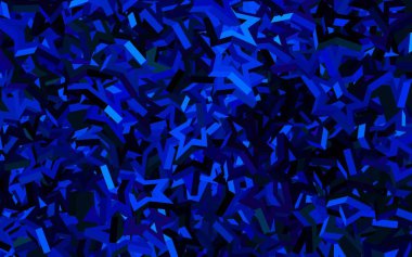 Koyu pembe, güzel yıldızlı mavi vektör dokusu. Yıldızlı parlak renkli illüstrasyon. Fütürist reklamlar ve kitapçıklar için şablon.