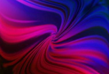 Koyu mavi, kırmızı vektör parlak deseni bulanıklaştırdı. Yaratıcı illüstrasyon, yarım tonlu ve eğimli. Tasarımlar için arka plan.