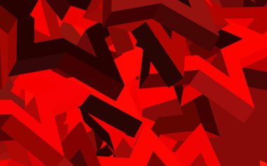 Gökyüzü yıldızlı açık kırmızı vektör şablonu. Renkli yıldızlı soyut çizimler. Astroloji web siteleri için desen.