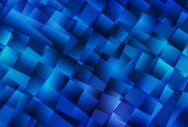 Açık mavi vektör çokgen desen. Çokgen tarzda tamamen yeni bir renk çizimi. Cep telefonunun arka planının şablonu.