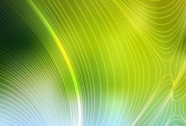 Açık yeşil, düz çizgileri olan sarı vektör düzeni. Bulanık arkaplanda gradyanı olan çizgiler. İş ilanınız için akıllı tasarım.