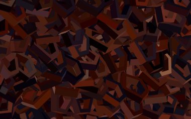 Koyu kırmızı vektör şablonu altıgen şeklinde. Altıgenli soyut bir tasarım. İniş sayfaları için desen.