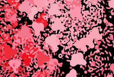 Kaotik şekilli koyu kırmızı vektör şablonu. Soyut gradyan şekilli basit renkli çizimler. Bir cep telefonu için arka plan.