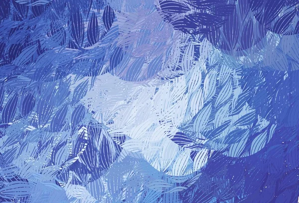 Hellrosa Blaues Vektormuster Mit Zufälligen Formen Illustration Mit Farbenfrohen Verlaufsformen — Stockvektor