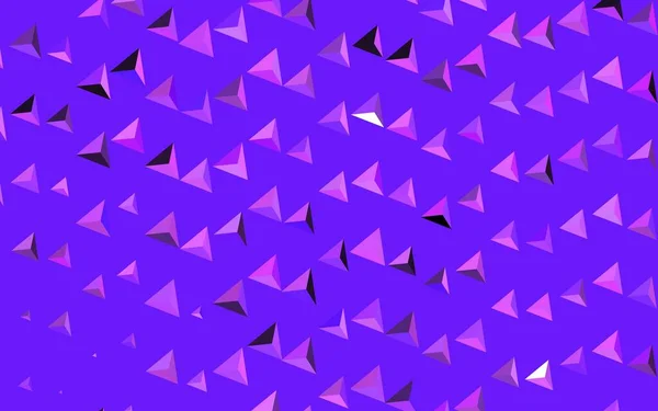 ダークパープルのベクトル背景と多角形のスタイル 抽象的な背景にカラフルなグラデーションで三角形 名刺のモダンなデザイン — ストックベクタ