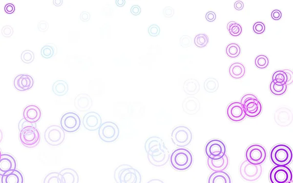 ライトピンク ディスク付きブルーベクトルテクスチャ カラフルな水滴と現代抽象的なイラスト ブランドブックの新しいテンプレート — ストックベクタ