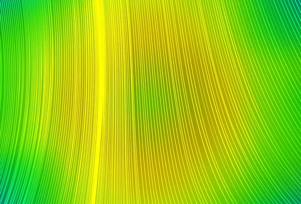 Hellgrüne Gelbe Vektortextur Mit Farbigen Linien Leuchtend Farbige Illustration Mit — Stockvektor