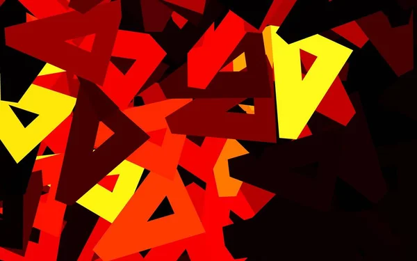 Tmavě Červené Vektorové Pozadí Polygonálním Stylem Dekorativní Design Abstraktním Stylu — Stockový vektor