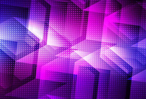 Светло Фиолетовая Розовая Векторная Компоновка Шестиугольными Вставками Размытый Фон Цветными — стоковый вектор
