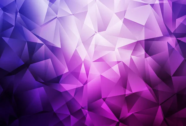 Helllila Rosa Vektor Abstrakten Polygonalen Hintergrund Geometrische Illustration Origami Stil — Stockvektor
