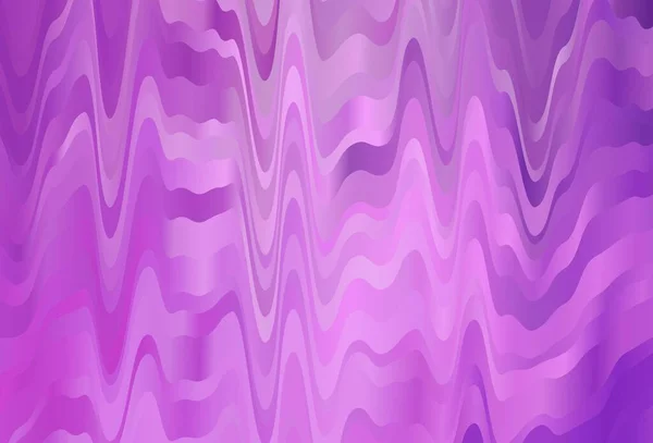 Светло Фиолетовый Вектор Изогнутыми Линиями Совершенно Новая Красочная Иллюстрация Простом — стоковый вектор