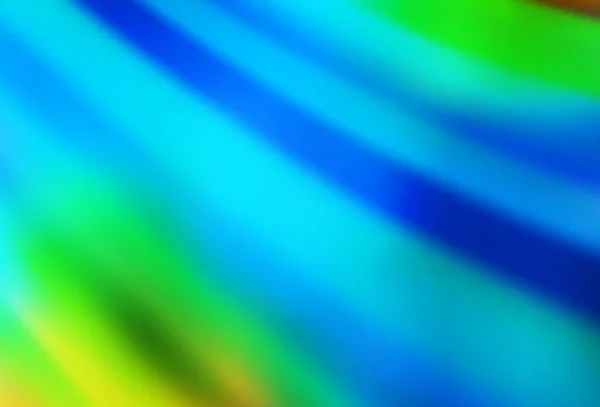 Светло Синий Зеленый Вектор Размыл Яркий Рисунок Современная Абстрактная Иллюстрация — стоковый вектор