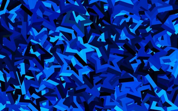 Layout Vetorial Blue Escuro Com Estrelas Brilhantes Estrelas Fundo Abstrato —  Vetores de Stock