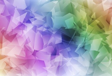 Açık Çokrenkli vektör soyut çokgen desen. Üçgenli renkli soyut çizimler. Cep telefonunun arka planının şablonu.