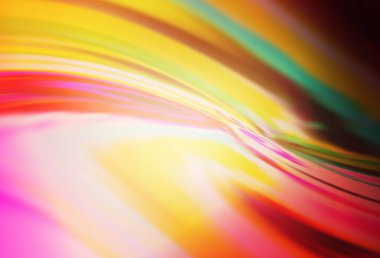 Açık kırmızı, sarı vektör soyut parlak desen. Görüntü stili ve gradyanı olan yeni renkli çizimler. Çalışmalarınız için akıllı tasarım.