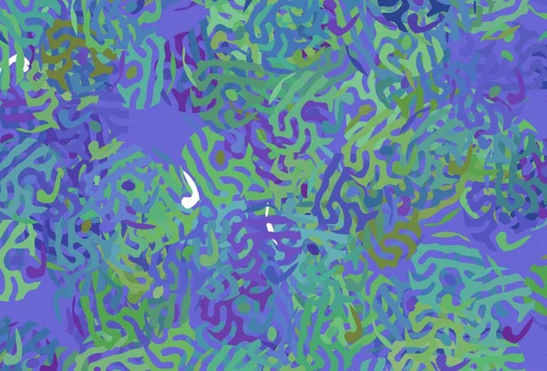 Световой Многоцветный Вектор Искушает Хаотичными Цветами Красочные Хаотические Формы Градиентом — стоковый вектор