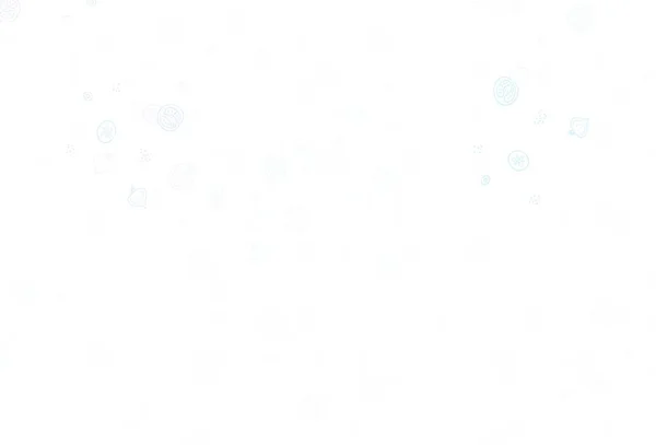 Світло Блакитна Червона Векторна Текстура Смачними Закусками Ілюстрація Набором Свіжої — стоковий вектор
