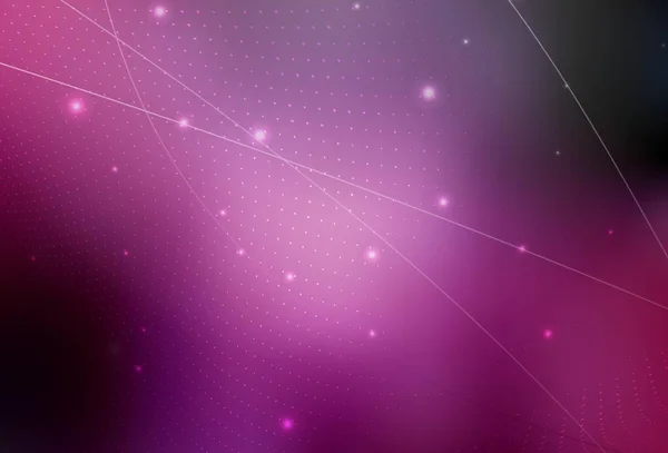 Dark Purple Pink Vektor Schöne Farbige Illustration Mit Verschwommenen Kreisen — Stockvektor