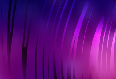 Esprili koyu mor vektör arkaplanı. Alnında çizgiler olan soyut bir çizim. Broşürler, broşürler için doku.