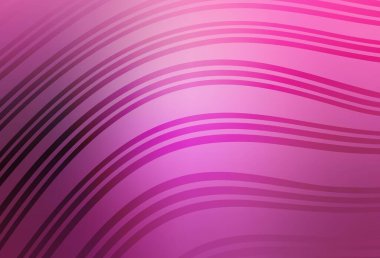 Eğri çizgileri olan açık pembe vektör arkaplan. Eğilimli soyut bir çizim. Markan için yeni kompozisyon.