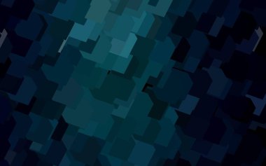 Eşkenar dörtgenli koyu yeşil vektör şablonu. Soyut stil ve dikdörtgenlerle dekoratif tasarım. İniş sayfası için modern şablon.