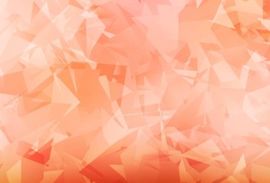 Çokgen şekilli açık kırmızı vektör arkaplanı. Soyut gradyan şekilli basit renkli çizimler. Web siteniz için basit tasarım.