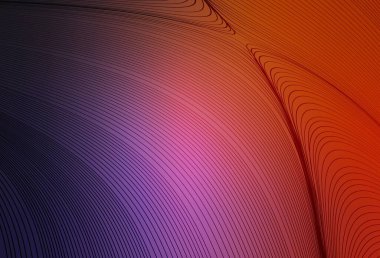 Koyu pembe, kırmızı çizgili kırmızı vektör düzeni. Çağdaş gradyan soyut çizgileri olan çizimler. Broşürler, broşürler için doku.