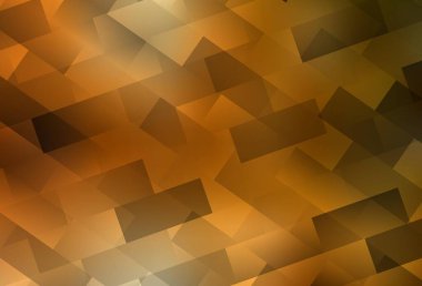 Eşkenar dörtgenli hafif turuncu vektör arkaplanı. Renkli dikdörtgenleri olan bir resim. İniş sayfası için modern şablon.