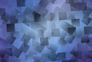 Açık Pembe, eşkenar dörtgenli Mavi vektör arkaplanı. Soyut stil ve dikdörtgenlerle dekoratif tasarım. Şablon bir arkaplan olarak kullanılabilir.