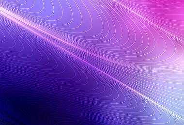 Açık Mor, düz çizgileri olan pembe vektör düzeni. Çizgilerle modern geometrik soyut çizim. Reklamınız, posteriniz, afişiniz için en iyi tasarım.