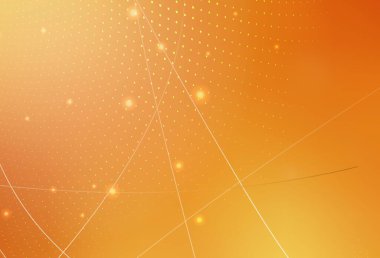 Açık Turuncu vektör soyut arkaplanda renkli gradyan ile bulanık baloncuklar oluşturdu. Renkli su damlaları olan modern soyut çizimler. Duvar kağıtları için zarif tasarım.