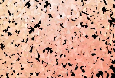 Koyu turuncu vektör dokusu üçgen biçiminde. Üçgen şekilli ışıltılı soyut çizimler. Duvar kağıtları için zarif tasarım.