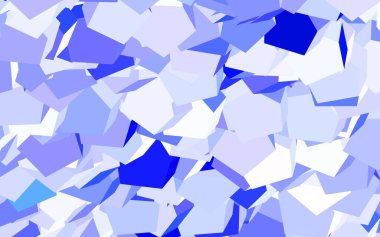 Altıgenli hafif Mor vektör arkaplanı. Renkli altıgenli soyut illüstrasyon. Reklamlar, broşürler için desen.