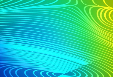 Açık mavi, renkli çizgileri olan yeşil vektör dokusu. Çizgilerle modern geometrik soyut çizim. Güzel geçmişiniz için şablon.