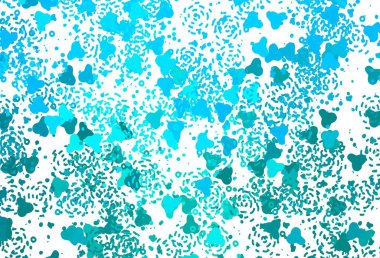 Soyut biçimlerde hafif BLUE vektör dokusu. Rastgele şekillerle soyut tarzda dekoratif tasarım. Bir cep telefonu için arka plan.