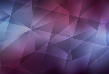 Koyu Mor vektör çokgen çizimi. Çokgen tarzda tamamen yeni bir renk çizimi. Dizaynınız için üçgen desen.