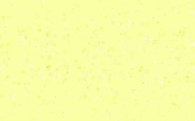 Açık yeşil, benekli kırmızı vektör arka plan. Parlak renkli soyut çemberlerin olduğu bir resim. Güzel web siteleri için desen.