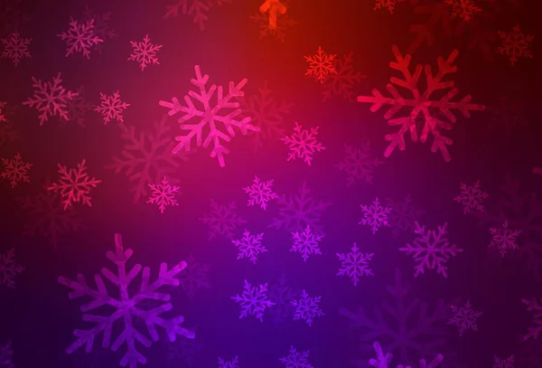 Темно Розовый Желтый Вектор Искушают Плотоядном Стиле Красочный Дизайн Рождественском — стоковый вектор